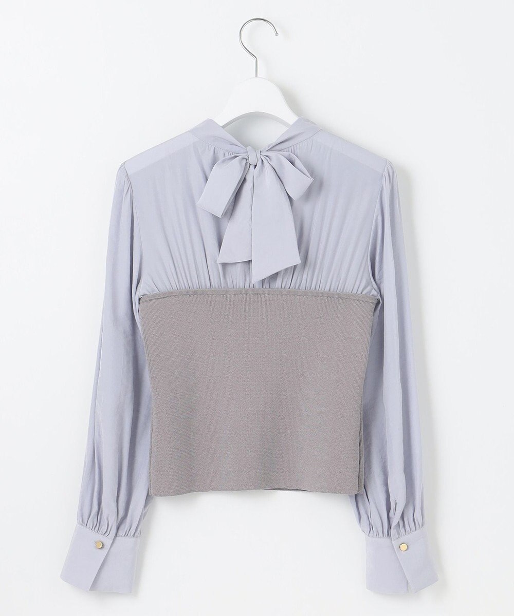 Feroux 【洗える】ビスチェドッキングニット プルオーバー 