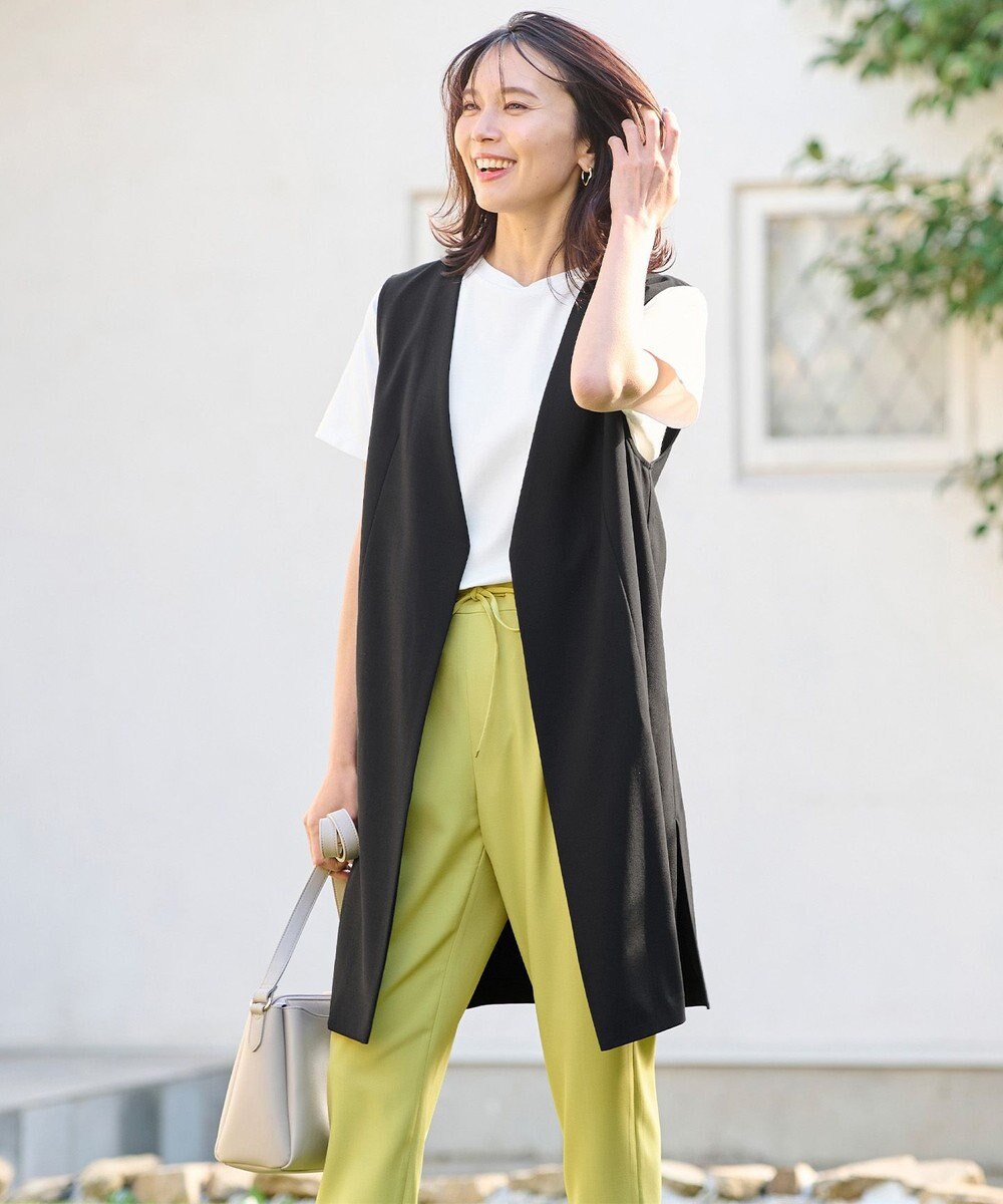 ANY 【セットアップ対応・UVケア・接触冷感】イージケアスタイルアップジレ 