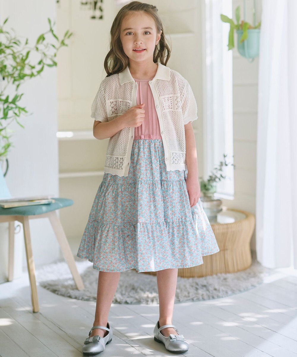 組曲 KIDS 【150-160㎝】 petit marguerite ドッキングワンピース 