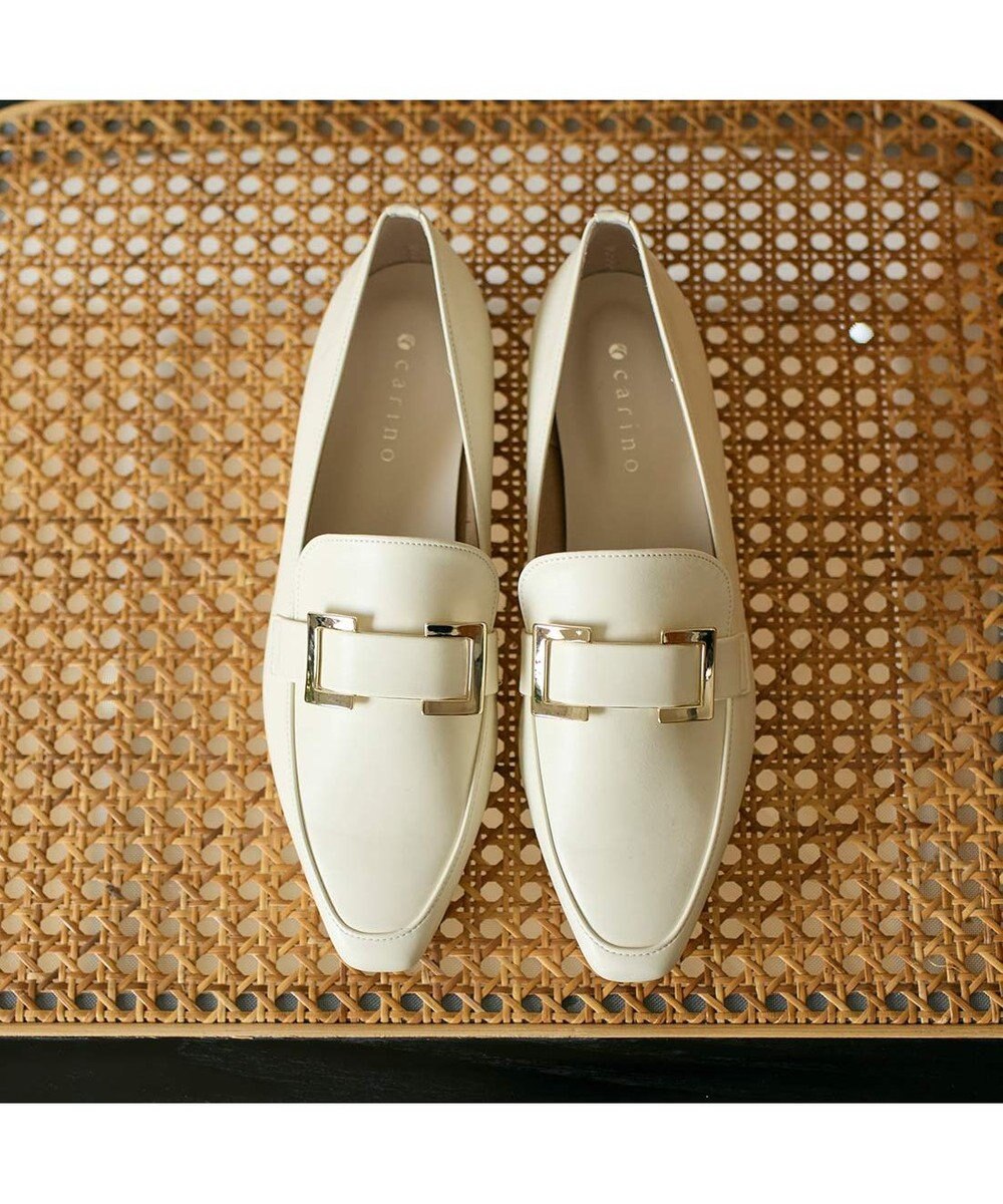 MODE ET JACOMO <carino>【レイン対応】バックルローファー 