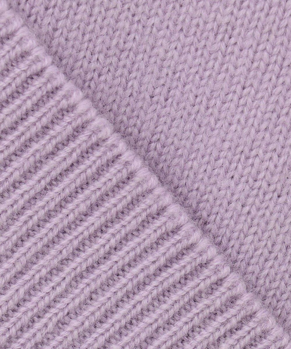 自由区 L 【洗える】ウールカシミヤブレンド ボートネックプルオーバー 