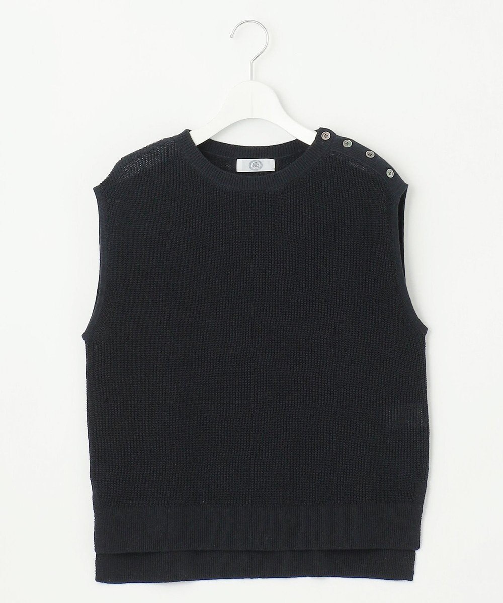 J.PRESS LADIES L 【WEB限定カラーあり】LINEN COTTON ニット ベスト 