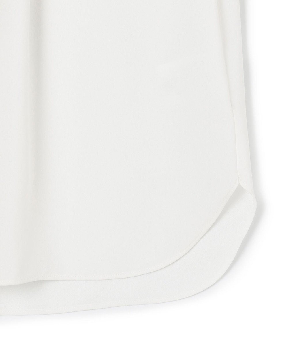 23区 L 【洗える】バックサテンアムンゼン バイカラー ボウタイ ブラウス 