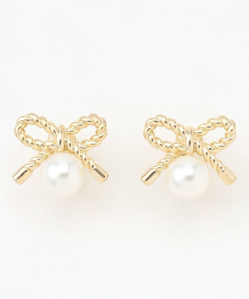 TOCCA PROMISE PEARL RIBBON EARRINGS イヤリング 