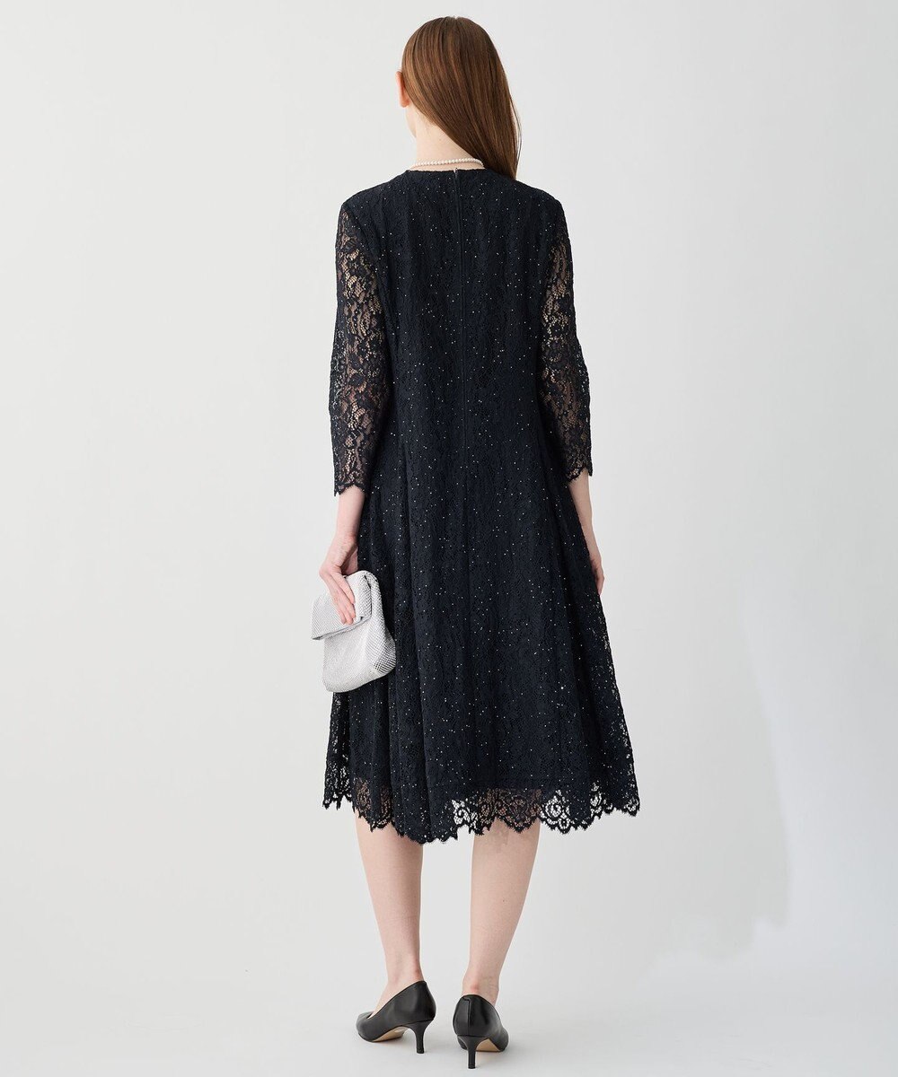 23区 【APPLAUDIR】スパンコールレース ドレス 