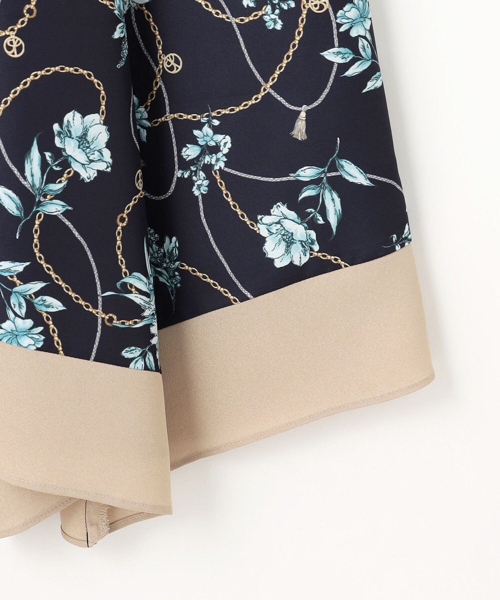 ANY SIS 【洗える】スカーフデザインプリント スカート 