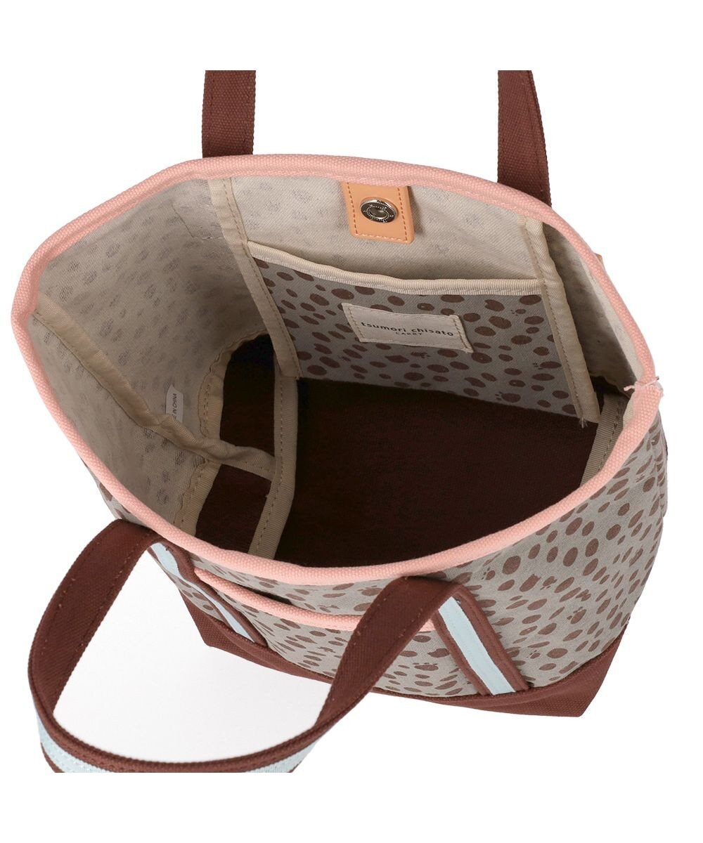 tsumori chisato CARRY コットンポルカドット ハンドバッグ Sサイズ 