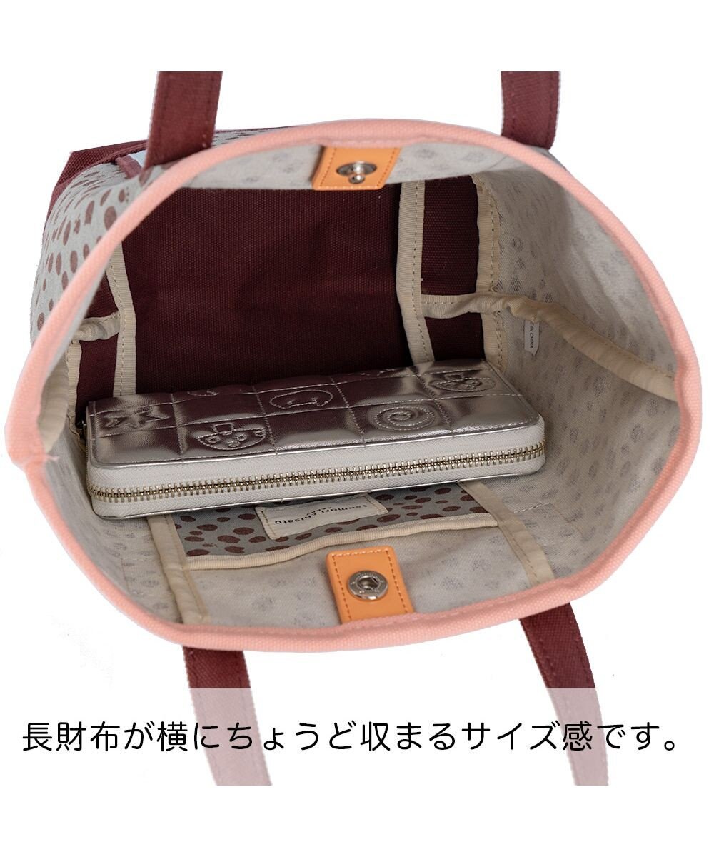 tsumori chisato CARRY コットンポルカドット ハンドバッグ Sサイズ 