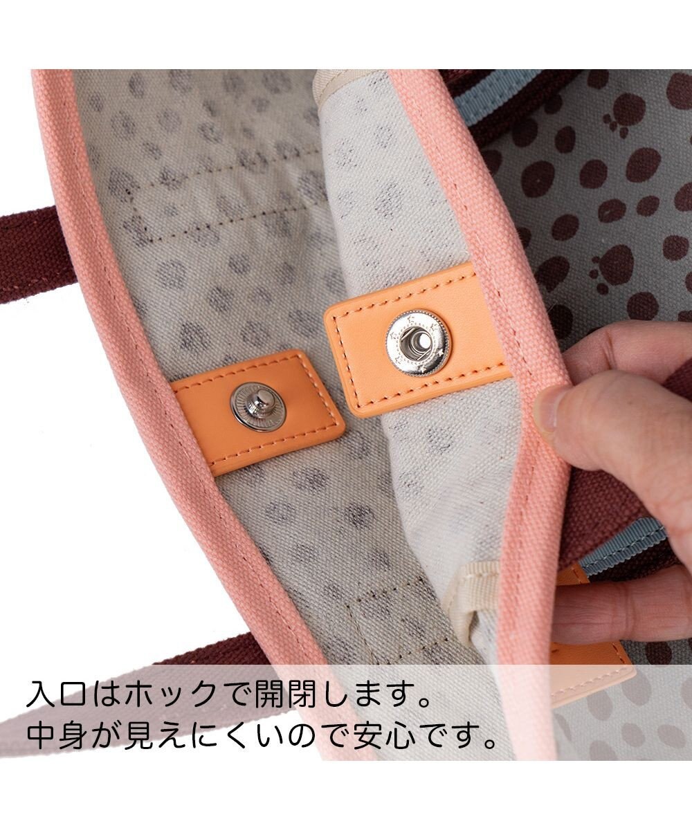 tsumori chisato CARRY コットンポルカドット ハンドバッグ Sサイズ 