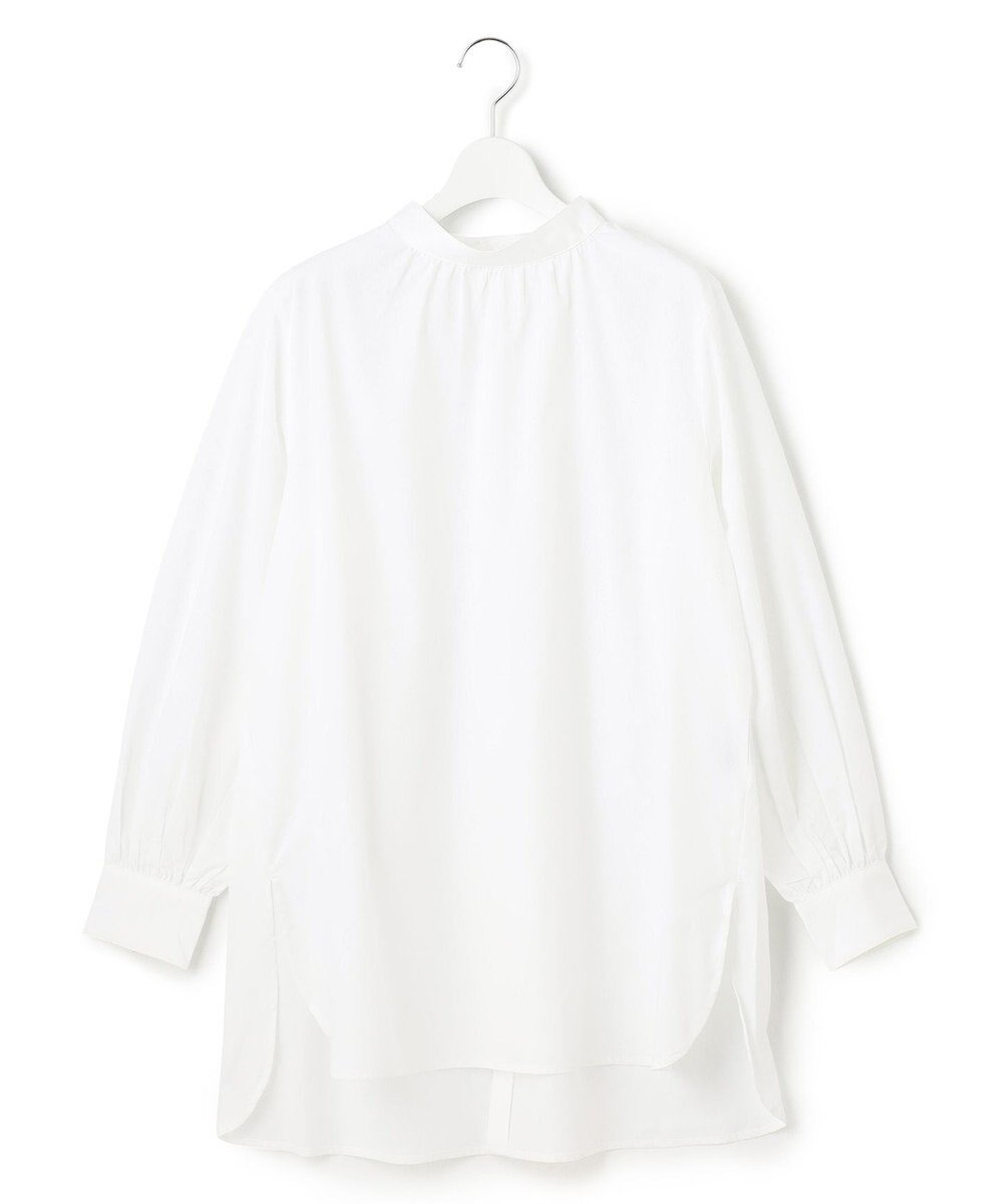 J.PRESS YORK STREET 【WOMEN】バックボタン ストライプブラウス 