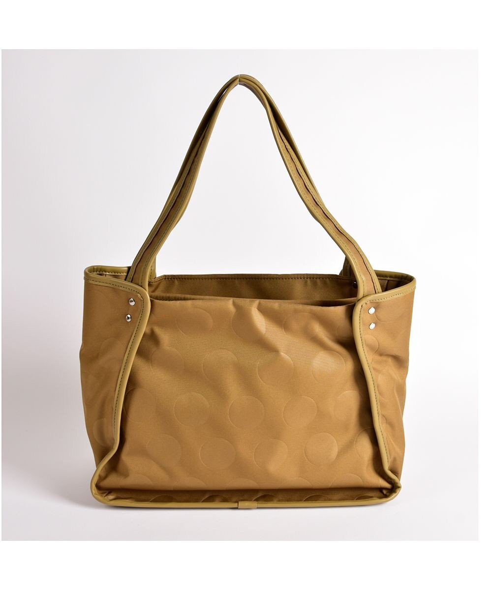 Y'SACCS ヒートエンボス ポルカドットトート Mサイズ 