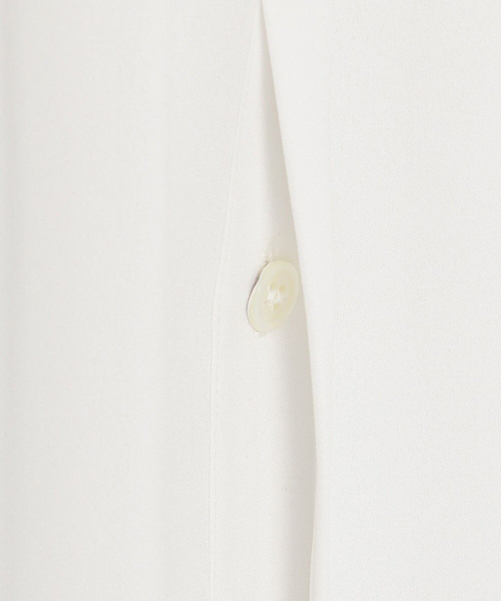 23区 L 【洗える】バックサテンアムンゼン バイカラー ボウタイ ブラウス 