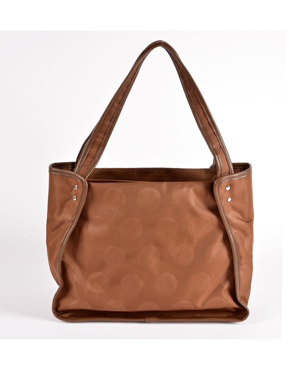 Y'SACCS ヒートエンボス ポルカドットトート Mサイズ 