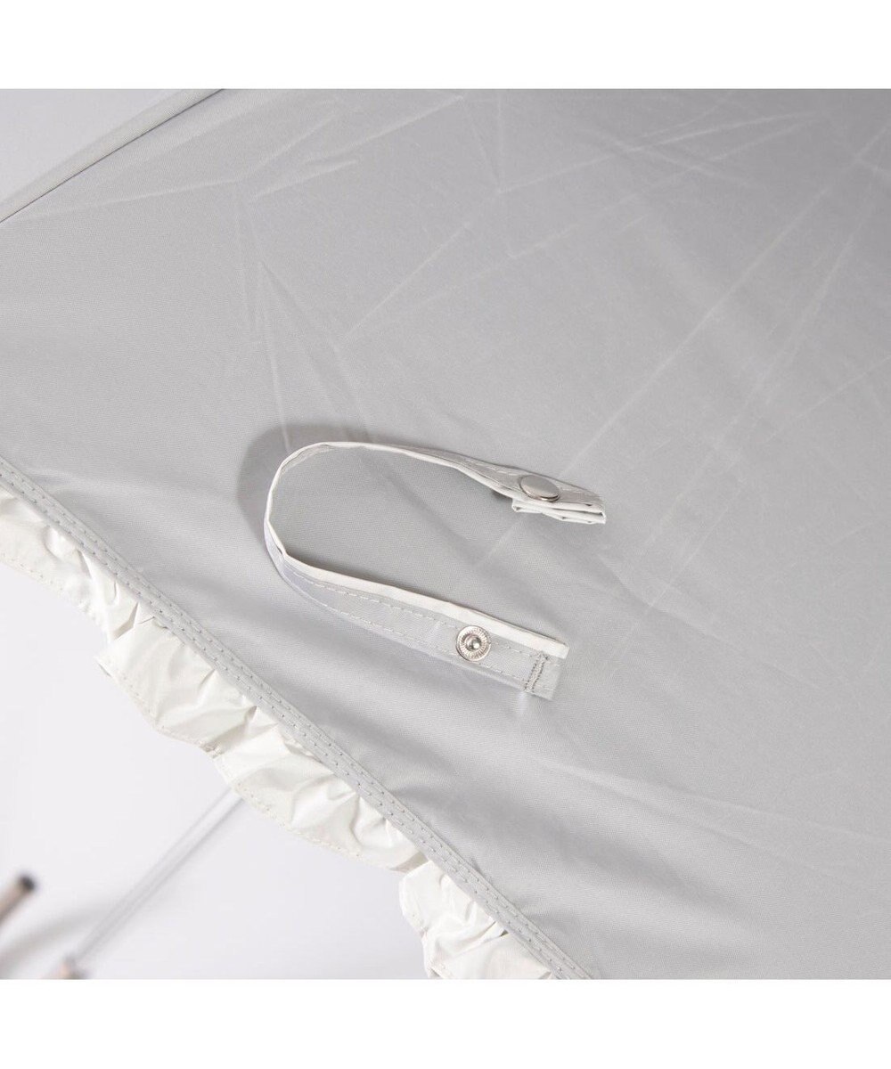 UNBILLION カシュネ cachenez / 【晴雨兼用】【日傘】 【UV カット率99.999.9％以上】PUバイカラーフリルトップレス折りたたみ傘 