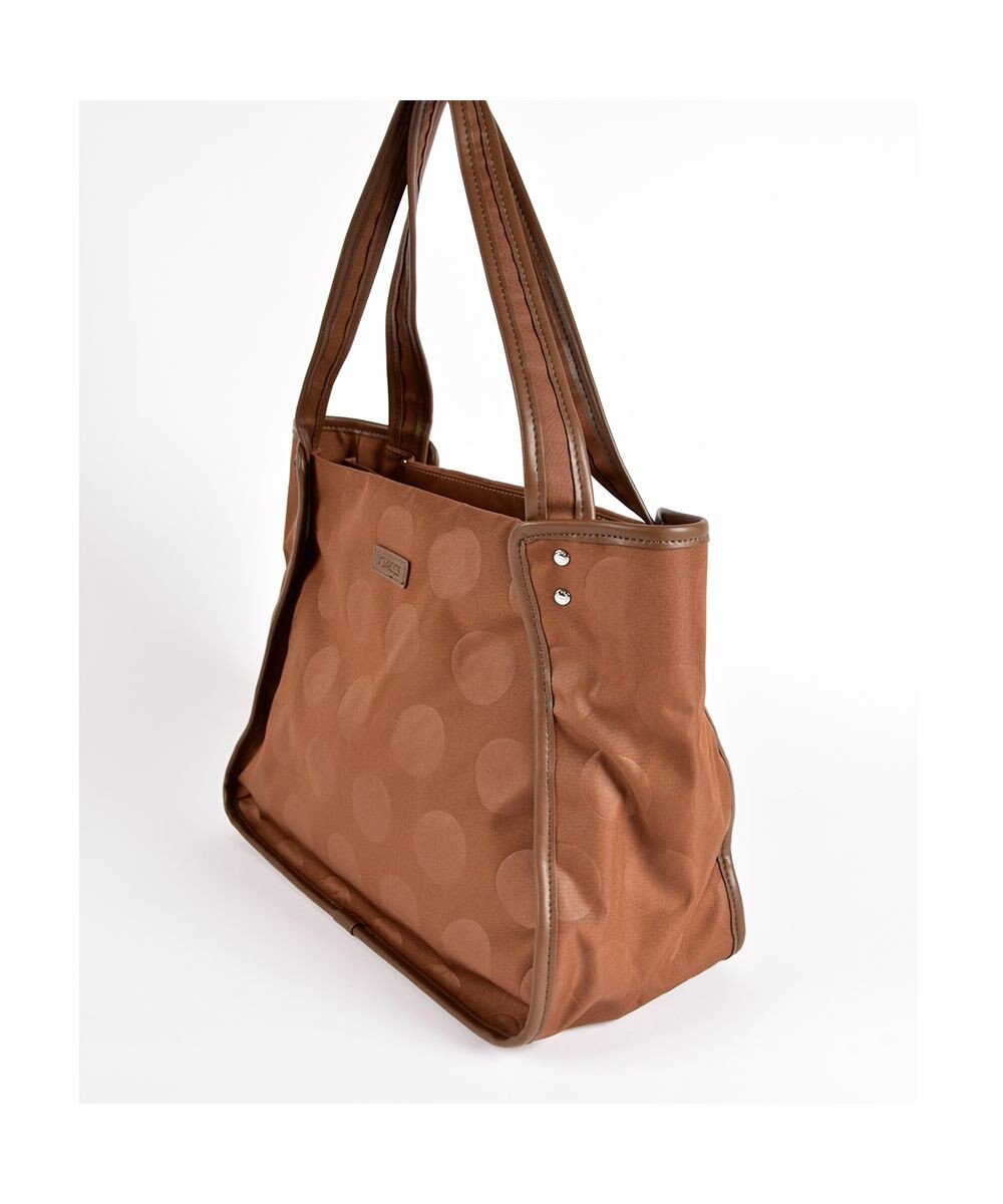 Y'SACCS ヒートエンボス ポルカドットトート Mサイズ 