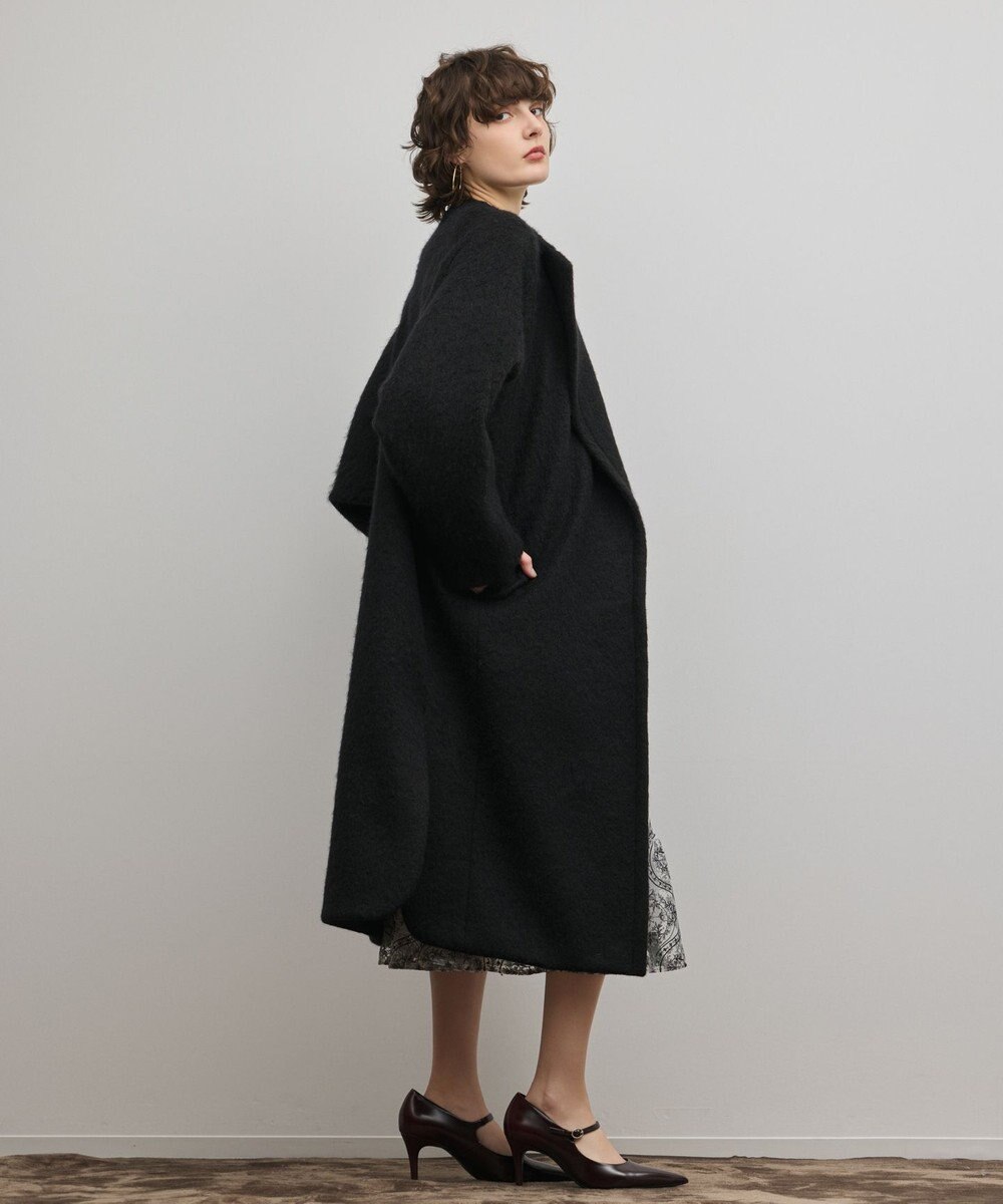 GRACE CONTINENTAL シャギードルマンコート 