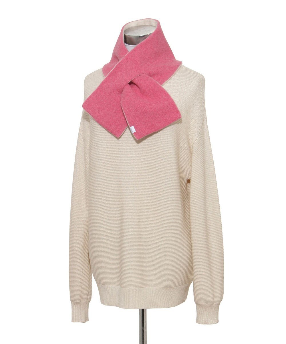 MOONBAT MACKINTOSH PHILOSOPHY(マッキントッシュ フィロソフィー）【ギフトBOX付】ウール100％ リバーシブル ニット マフラー ユニセックス 日本製 