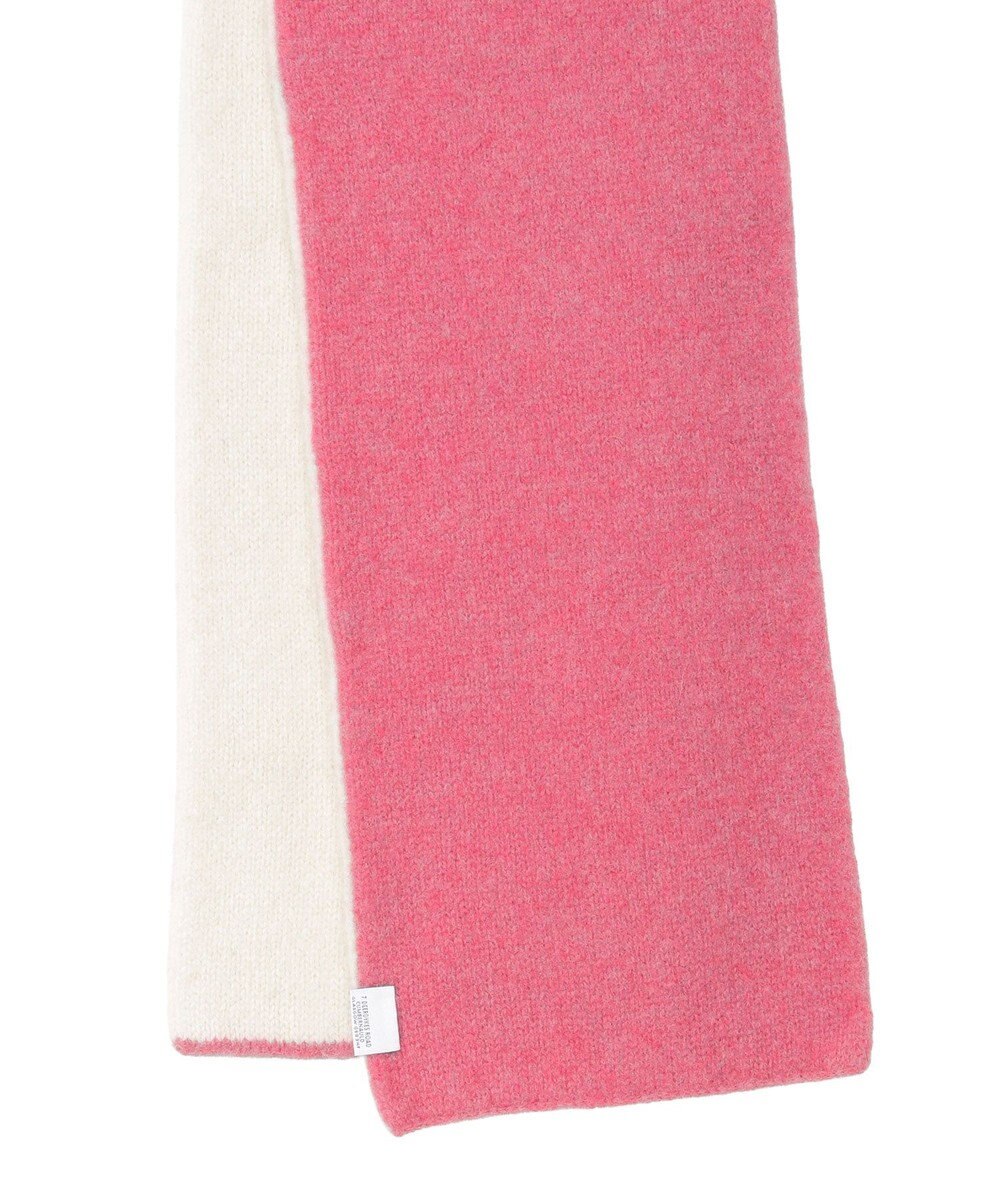 MOONBAT MACKINTOSH PHILOSOPHY(マッキントッシュ フィロソフィー）【ギフトBOX付】ウール100％ リバーシブル ニット マフラー ユニセックス 日本製 