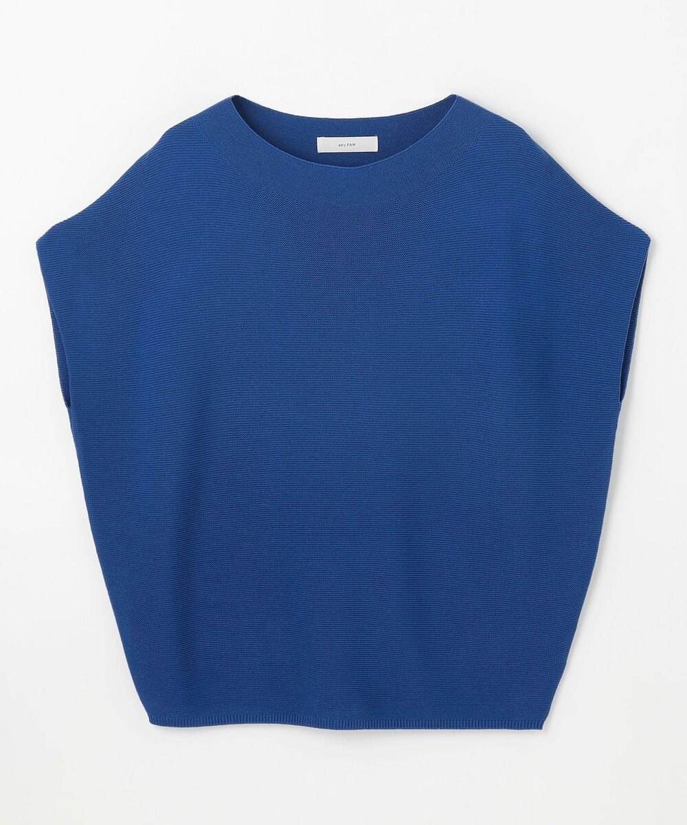 ANY 【新色追加/14色展開】アクリルガーターフレンチスリーブニット 