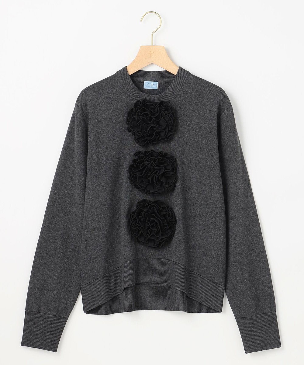 組曲 S 【組曲×setsuko sagittaire】ボンボンフラワー ニット 