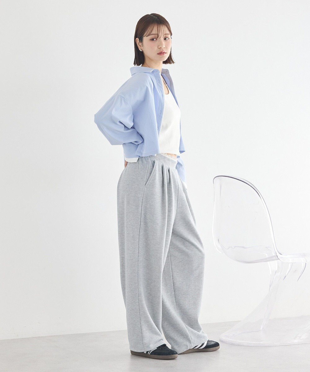 earth music&ecology パイピングショートシャツ 