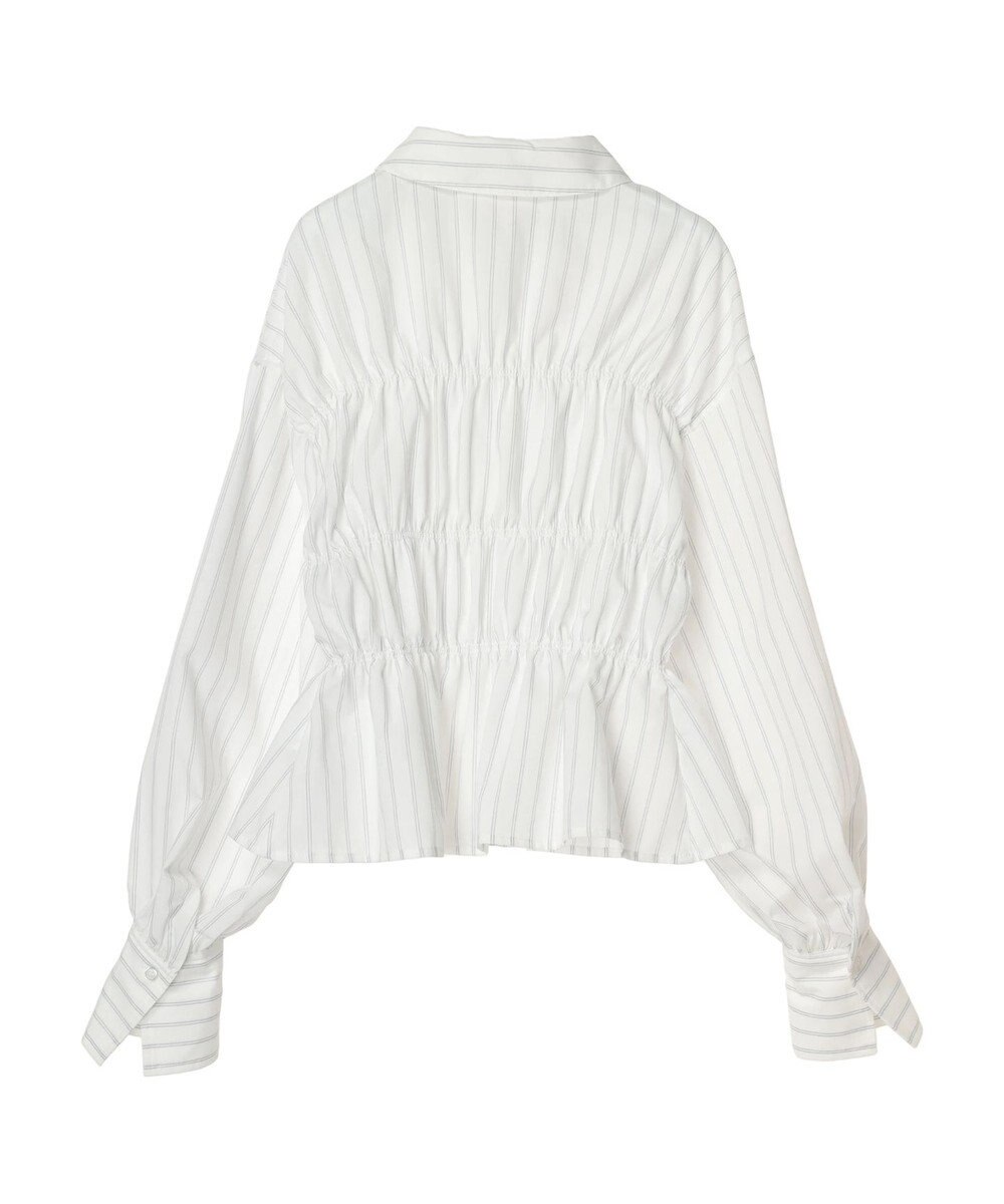 earth music&ecology ビスチェライクシャーリングシャツ（ストライプ） 