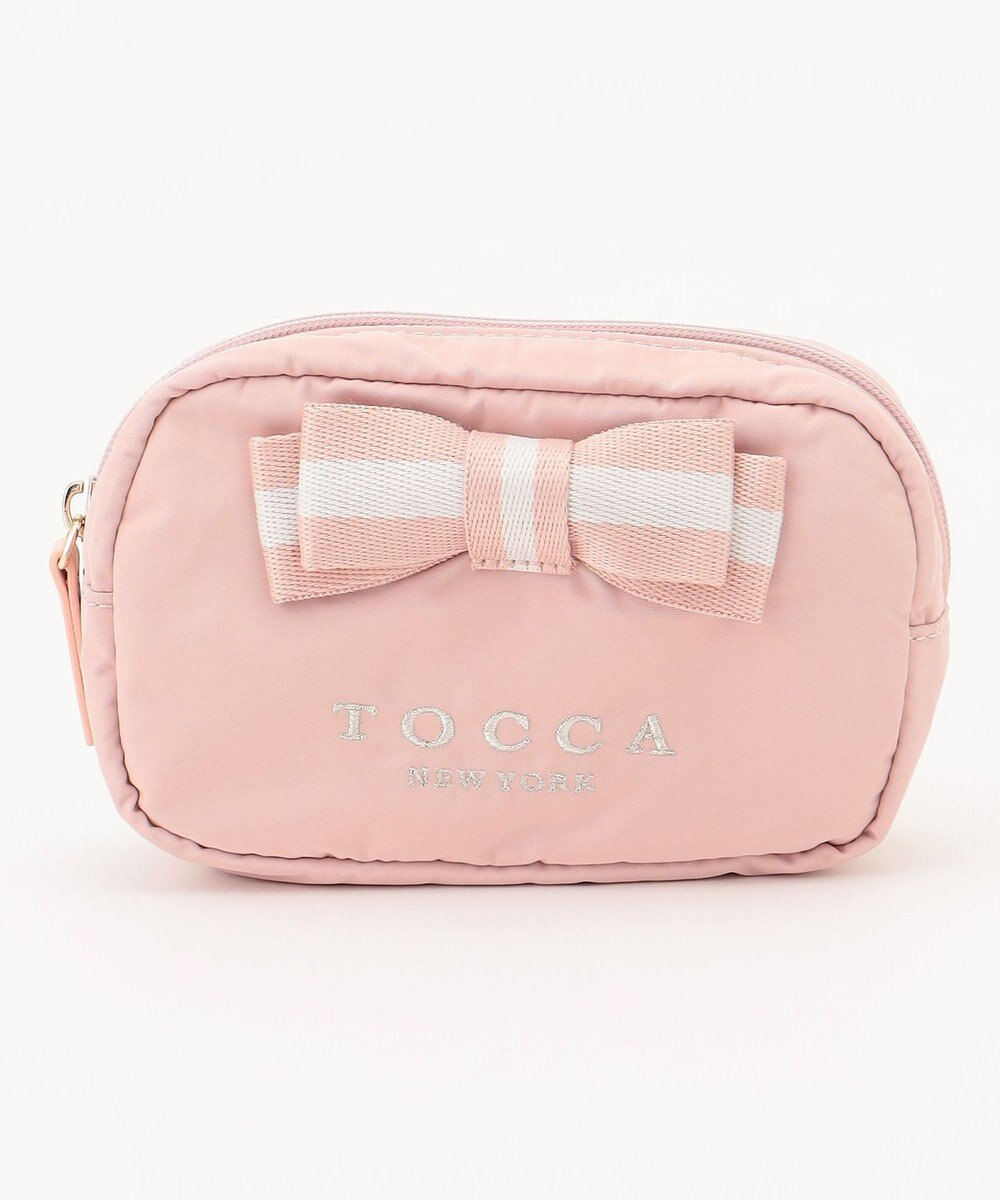 TOCCA 【WEB限定】BICOLOR RIBBON POUCH ポーチ 