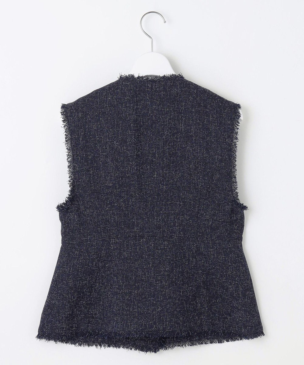 Feroux 【セットアップ対応】春ツイード コンパクトジレ 