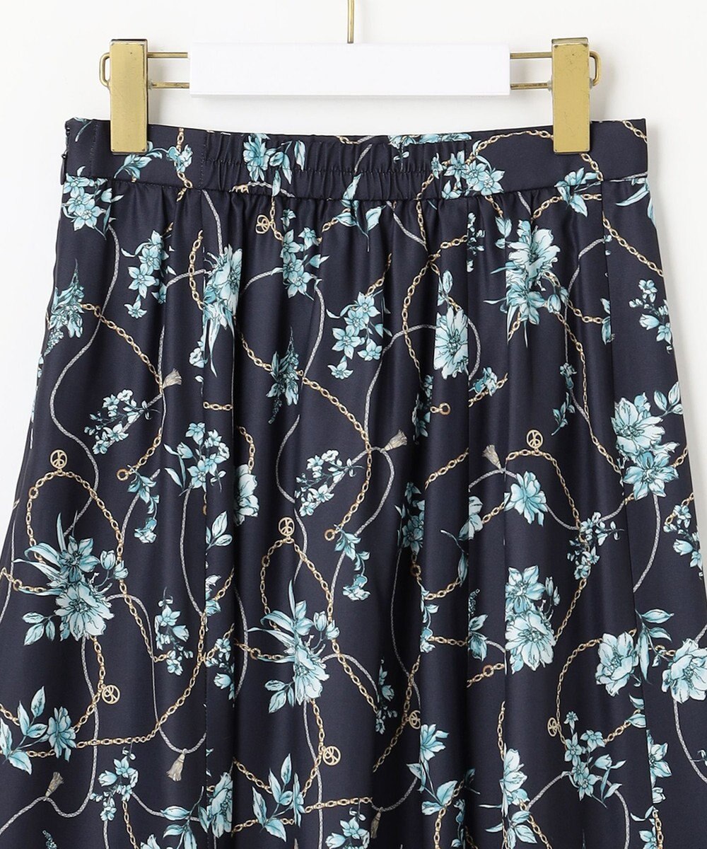 ANY SIS 【洗える】スカーフデザインプリント スカート 