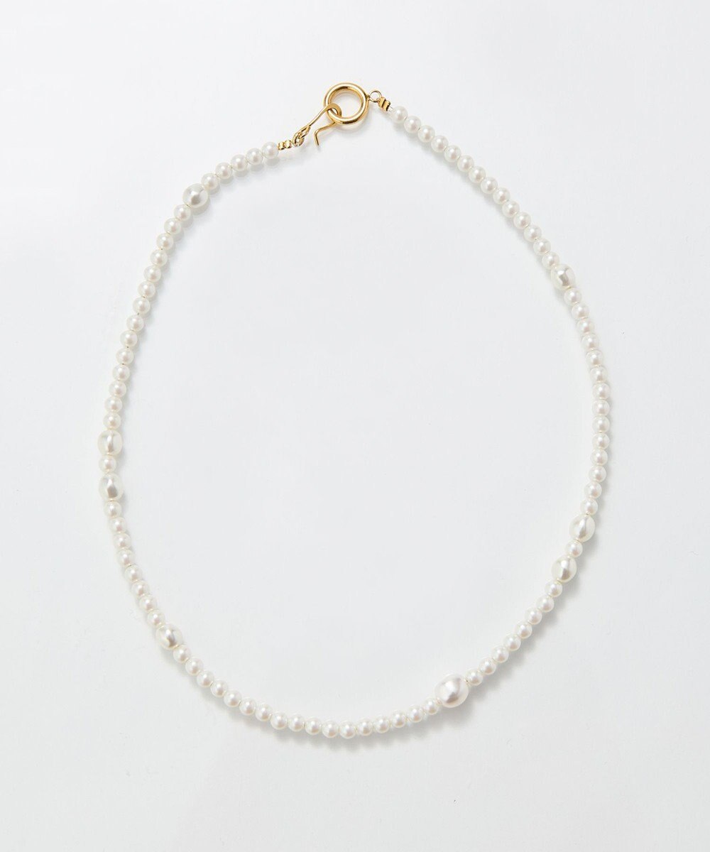 Phoebe 【セレモニーセット】クラスアップパールネックレス×ビッグパールフックピアスSET 