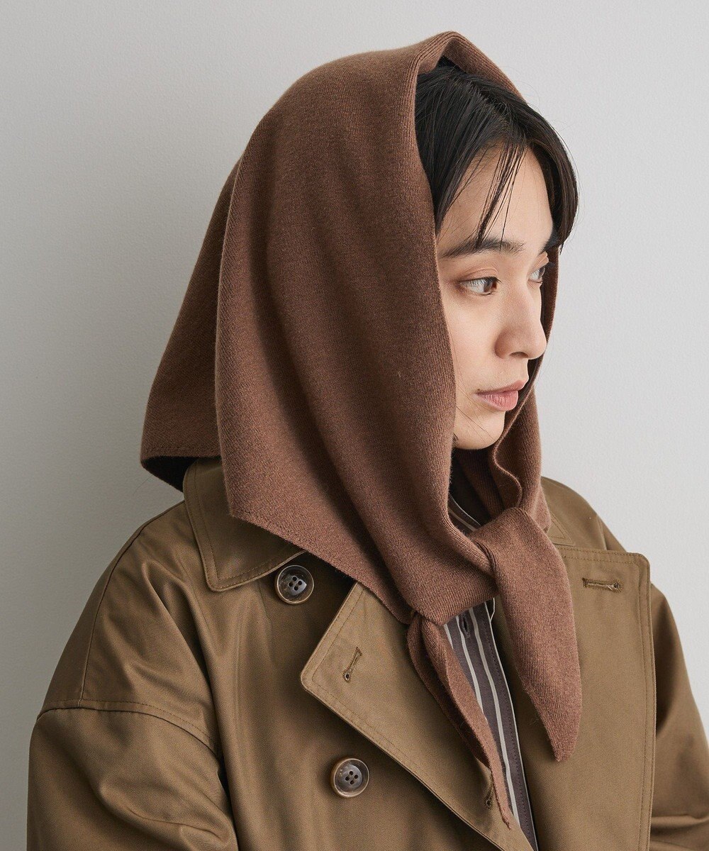 CRAFT STANDARD BOUTIQUE 12GGフルニードルニットスカーフ 