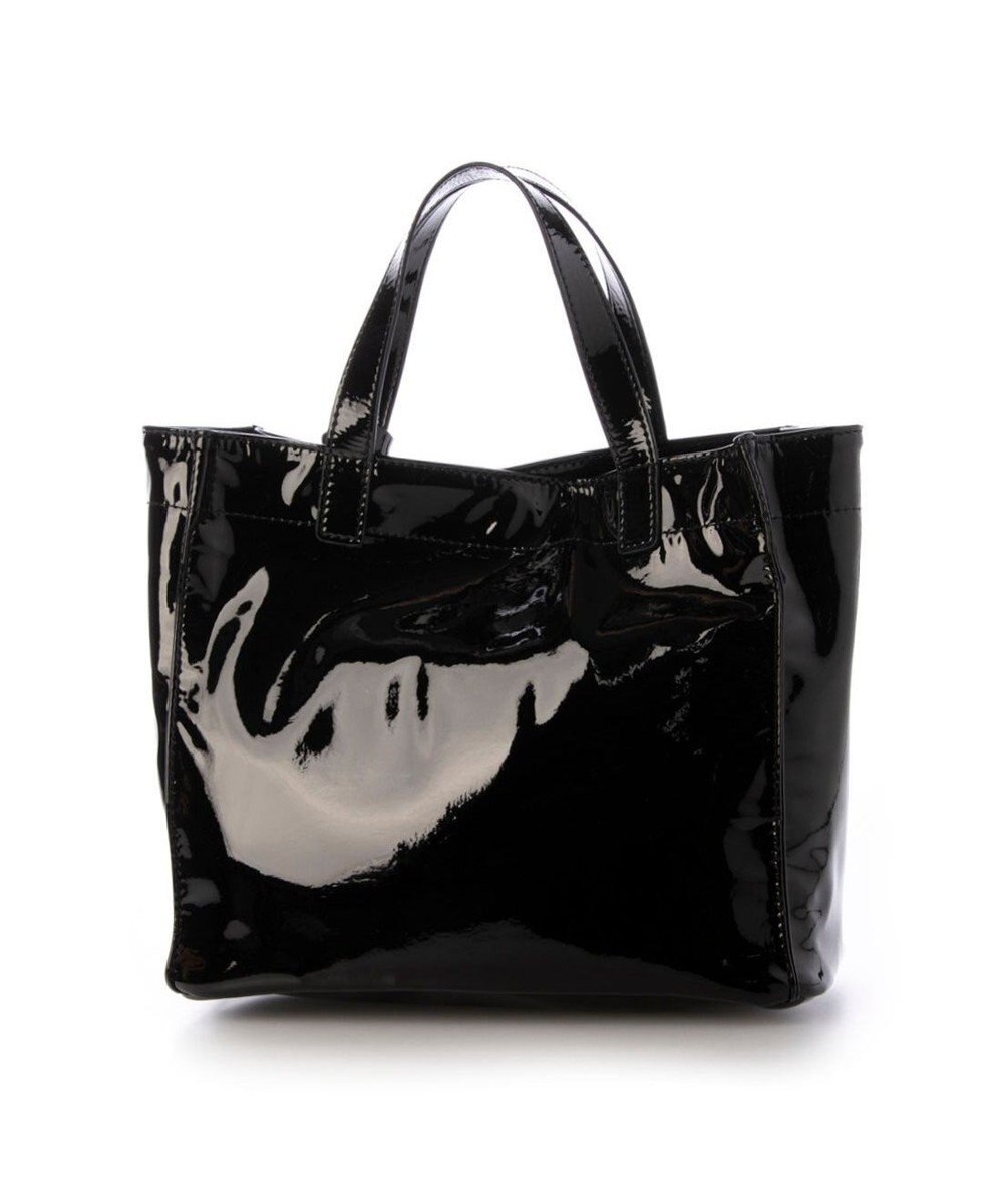 UNBILLION カシュカシュ cachecache / ソフトエナメルスクエア手提げトートS 