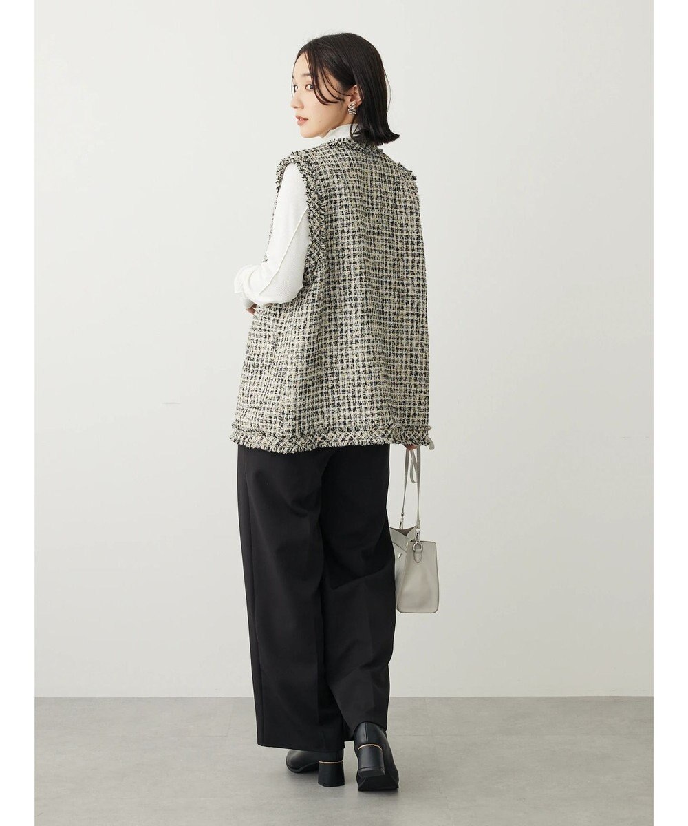 Green Parks ・ＥＬＥＮＣＡＲＥ　ＤＵＥ　ツィードノーカラーベスト 