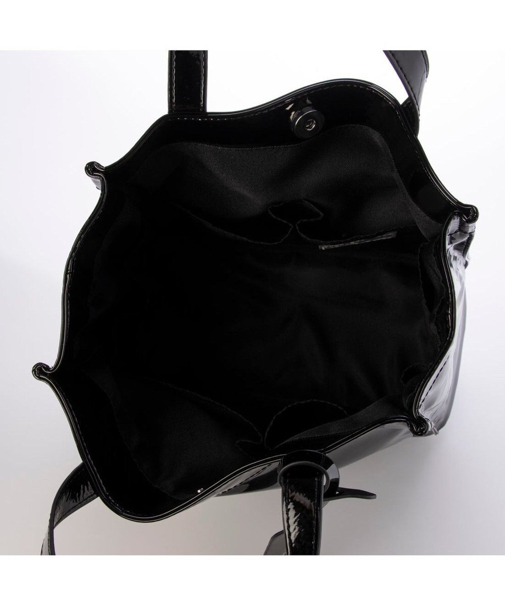 UNBILLION カシュカシュ cachecache / ソフトエナメルスクエア手提げトートS 