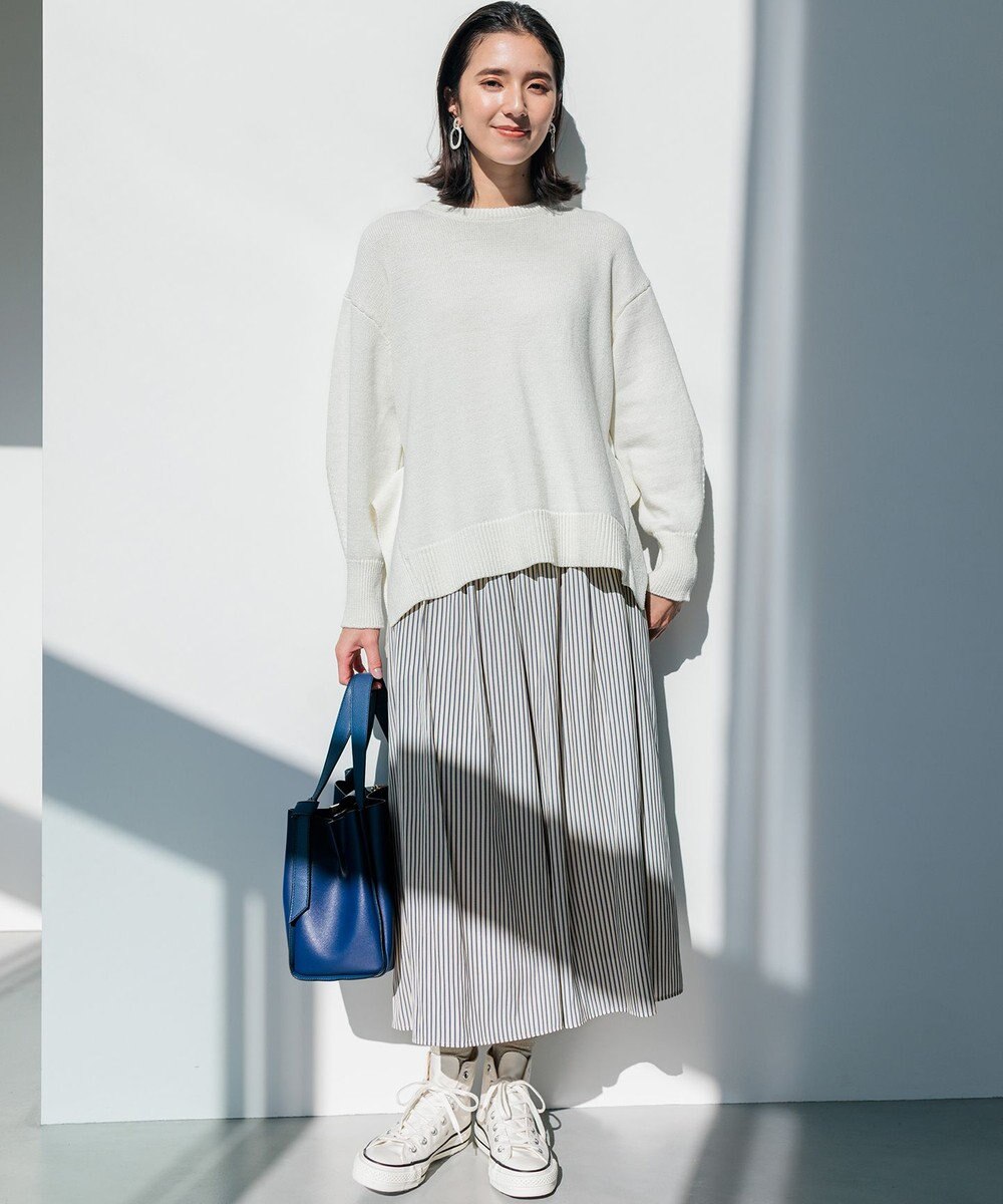 組曲 【春の新色追加】ギャザーライトデシン パンツ 