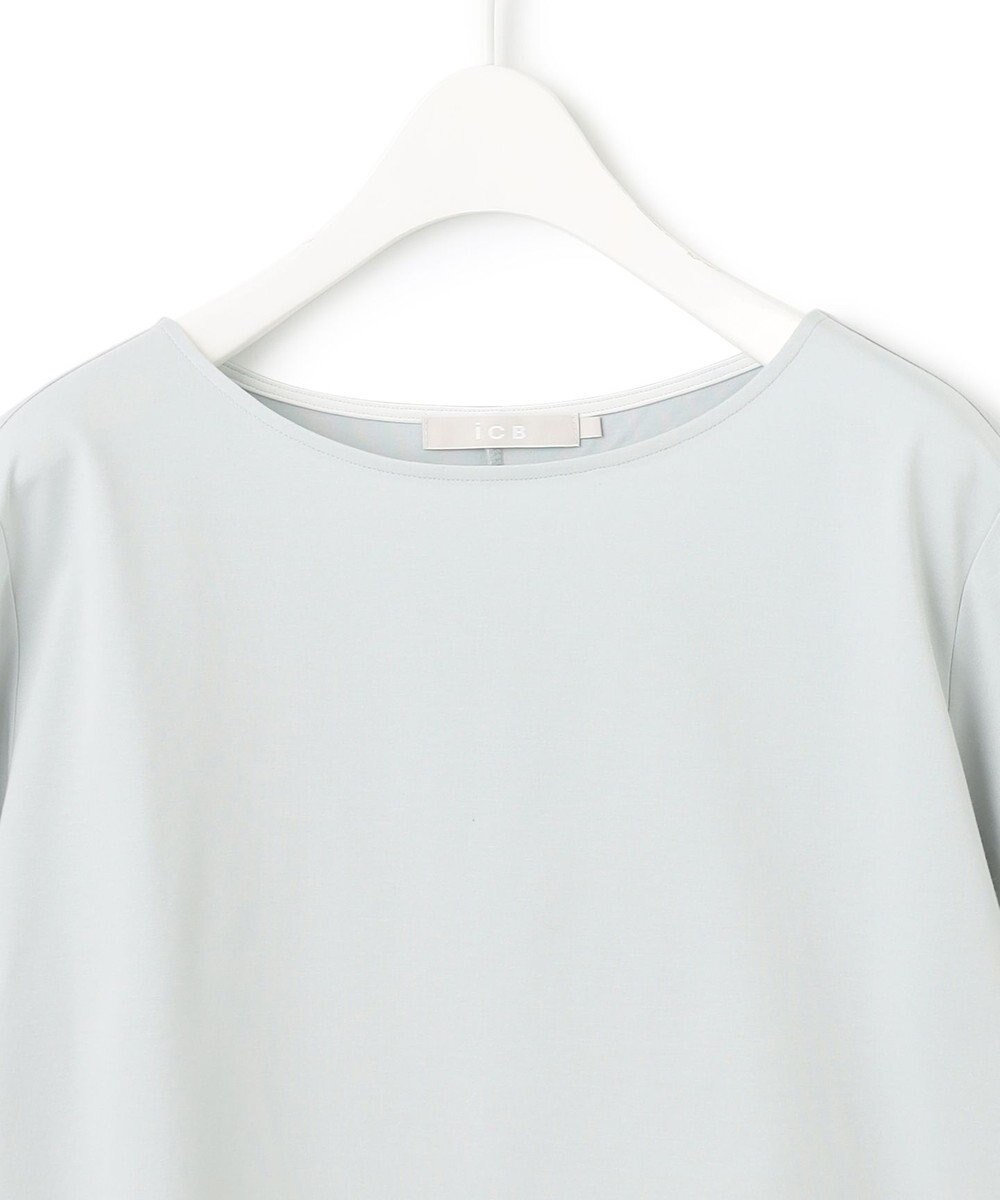 ICB 【接触冷感・UVケア・洗える】 コンフォートプレーティング クレセントスリーブカットソー 
