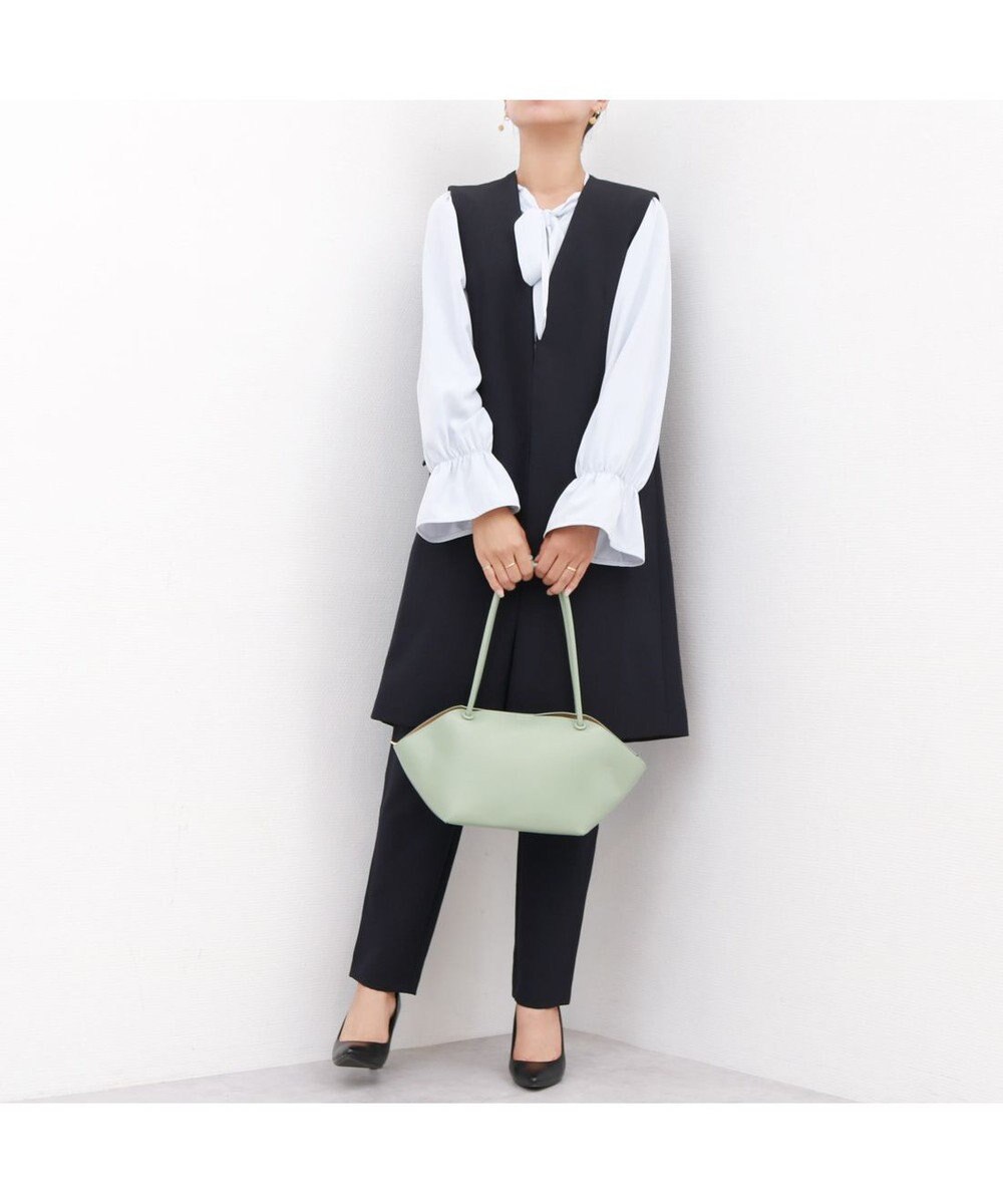 UNBILLION カシュカシュ cachecache / 横長バスケット型2wayトートバッグ 