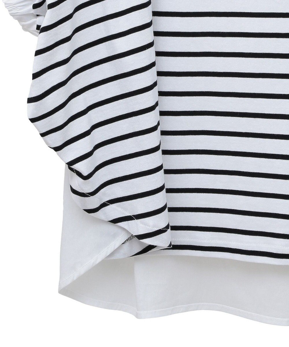 AMERICAN HOLIC 異素材ドッキングドルマンプルオーバー 