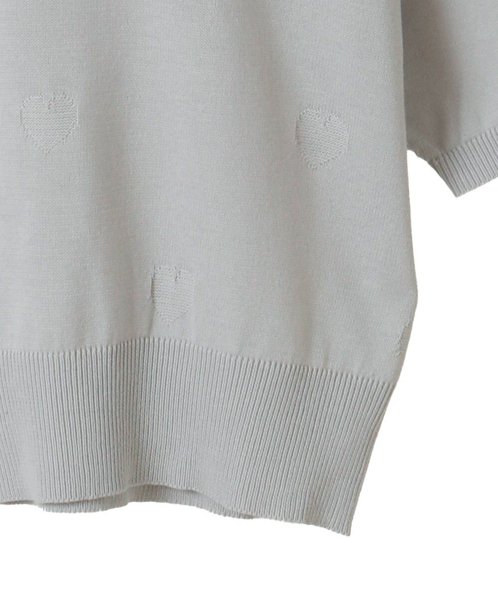 Green Parks ・ｓｗｉｎｇ　ｂｙ　ハート柄クルーニット 