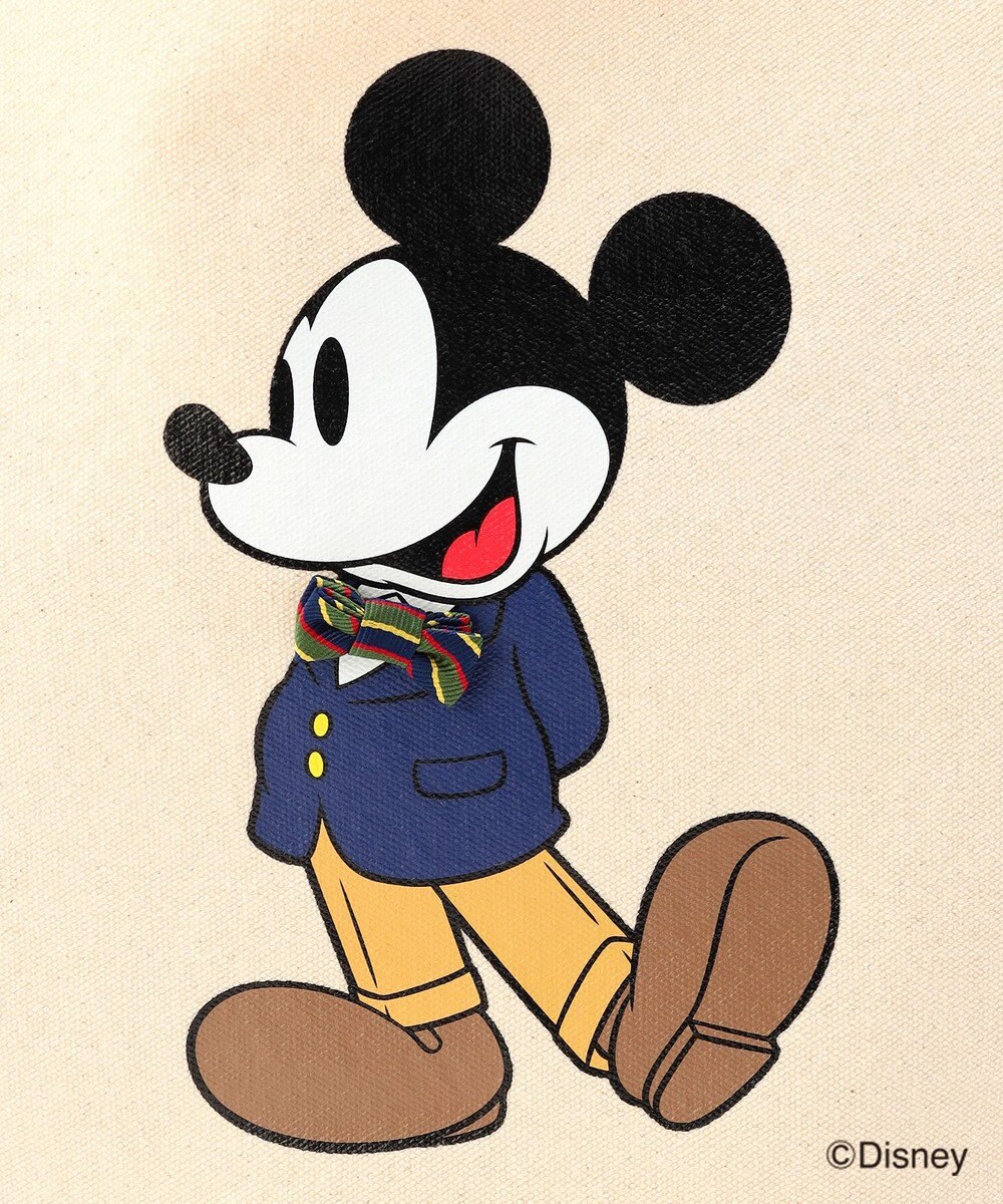 J.PRESS MEN 【DISNEY COLLECTION】【UNISEX】コットンキャンバス トートバック / ミッキーマウス 