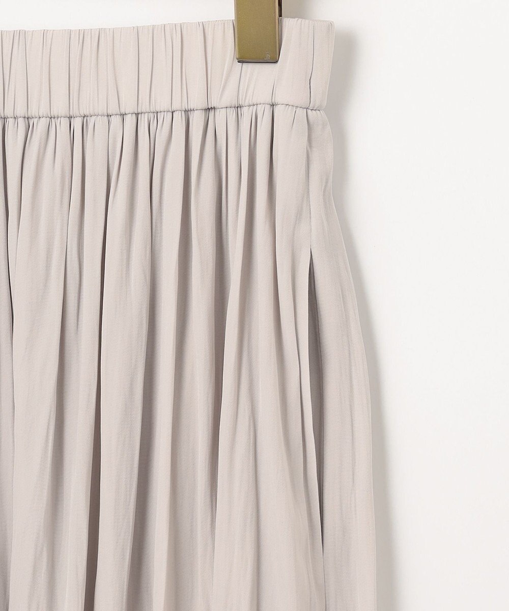 組曲 【新色追加・ウエスト調整可】ギャザーライトデシン パンツ 