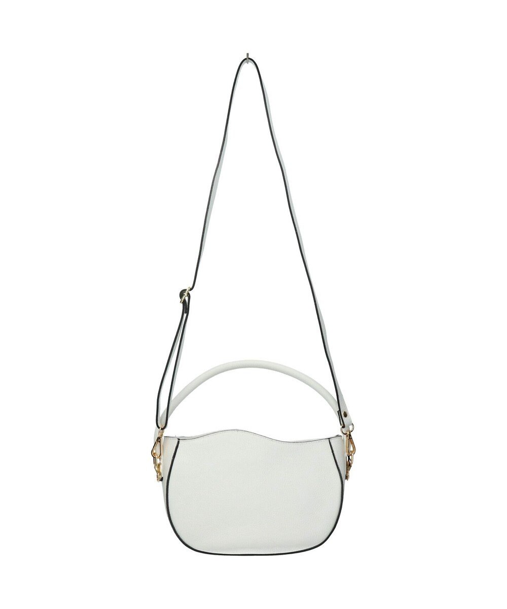 INTER-CHAUSSURES 【ANDREA CARDONE】ウェーブカットレザーハンドバッグ 