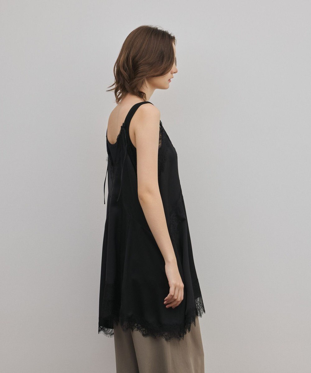 GRACE CONTINENTAL サテンレースキャミ 