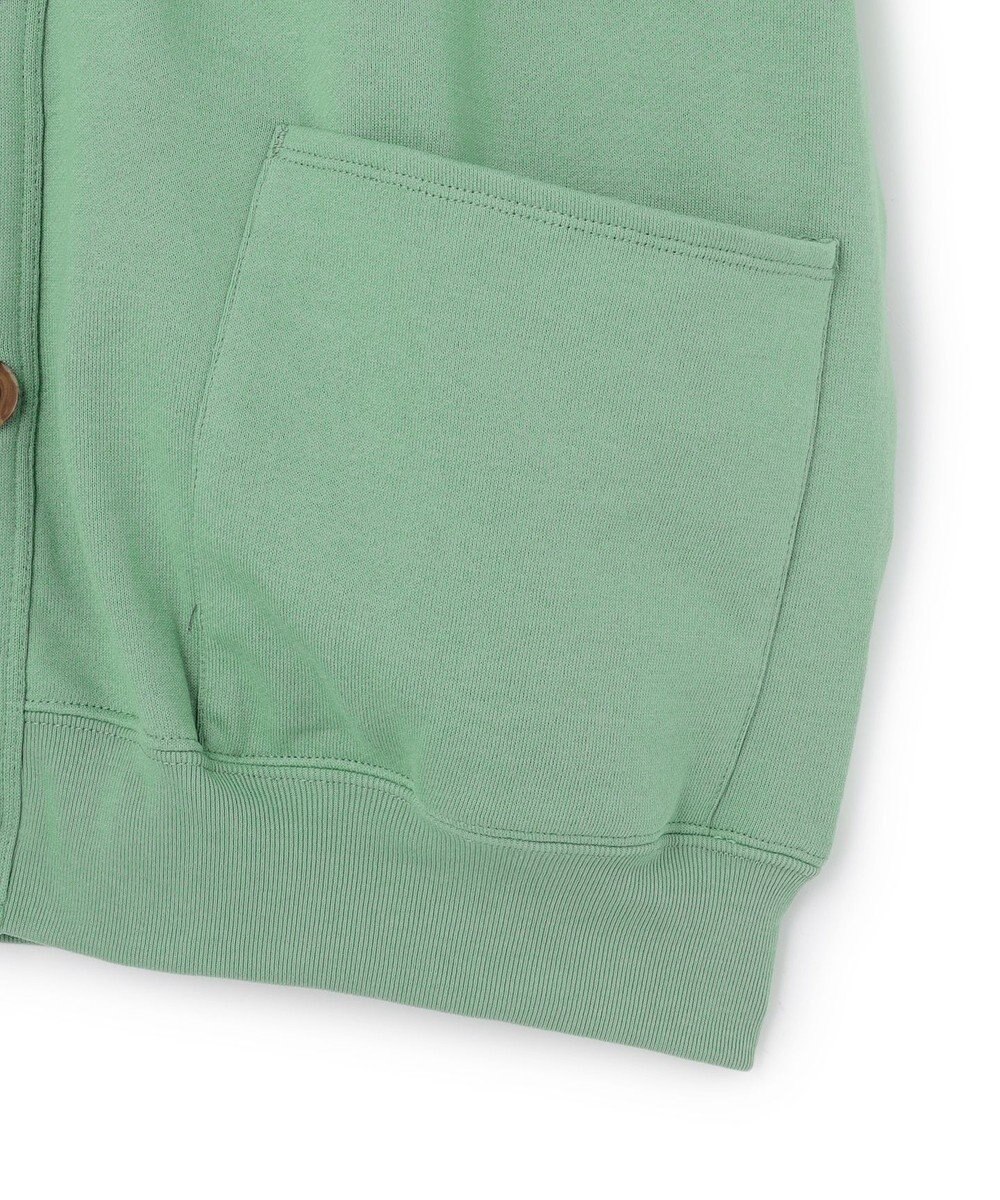 J.PRESS YORK STREET 【UNISEX】裏毛スウェット カーディガン 