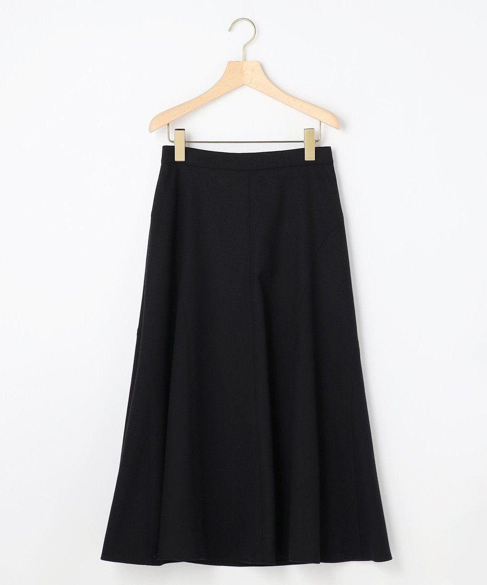 組曲 ツイル起毛フレア スカート 