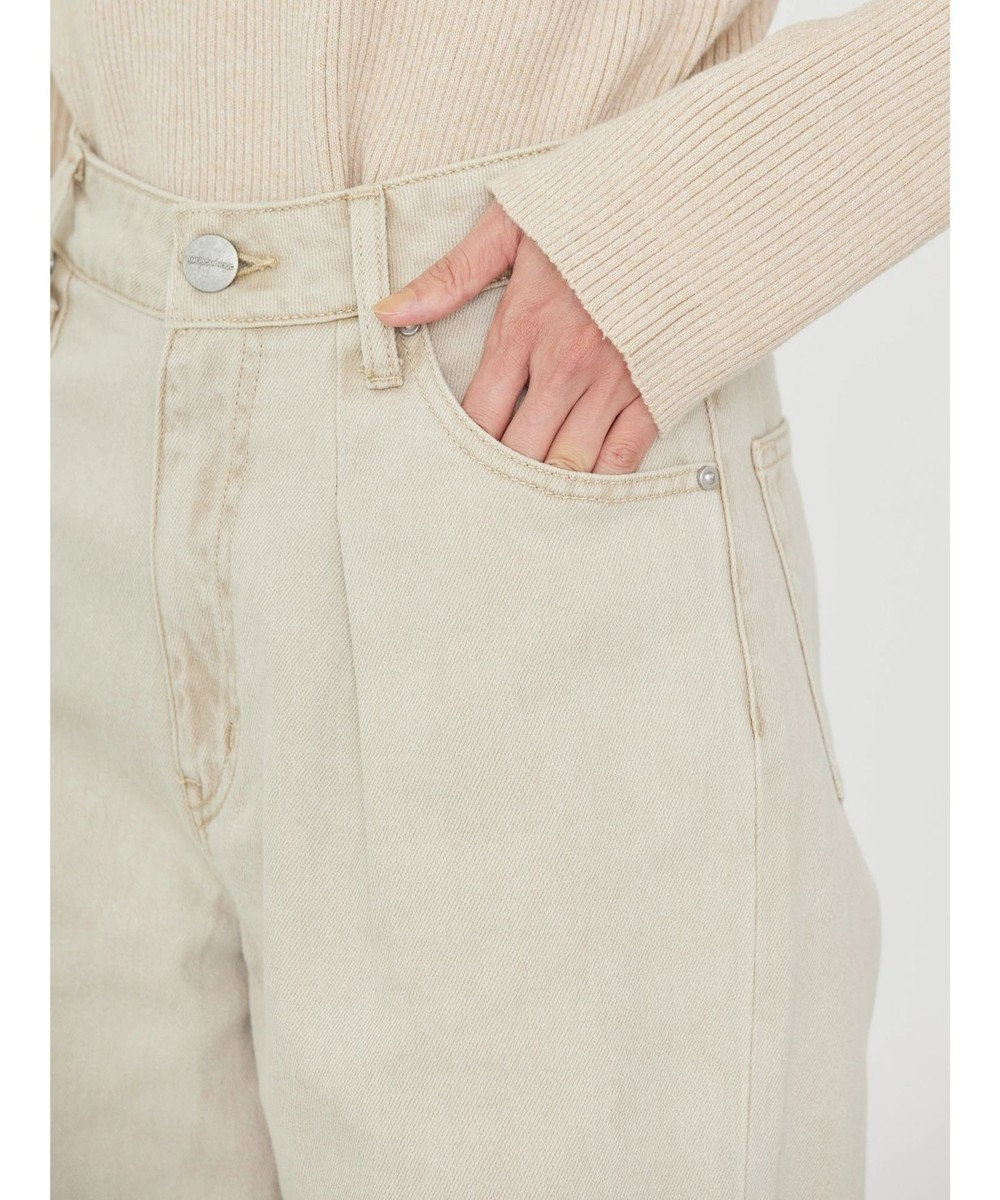 AMERICAN HOLIC フロントタックワイドデニム 