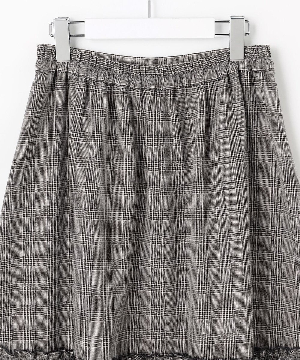 Feroux フレアギャザーチェック スカート 