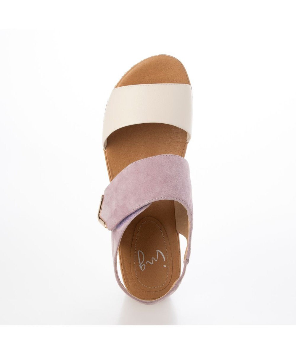 ing <ing>ワンポイントウエッジソールサンダル 