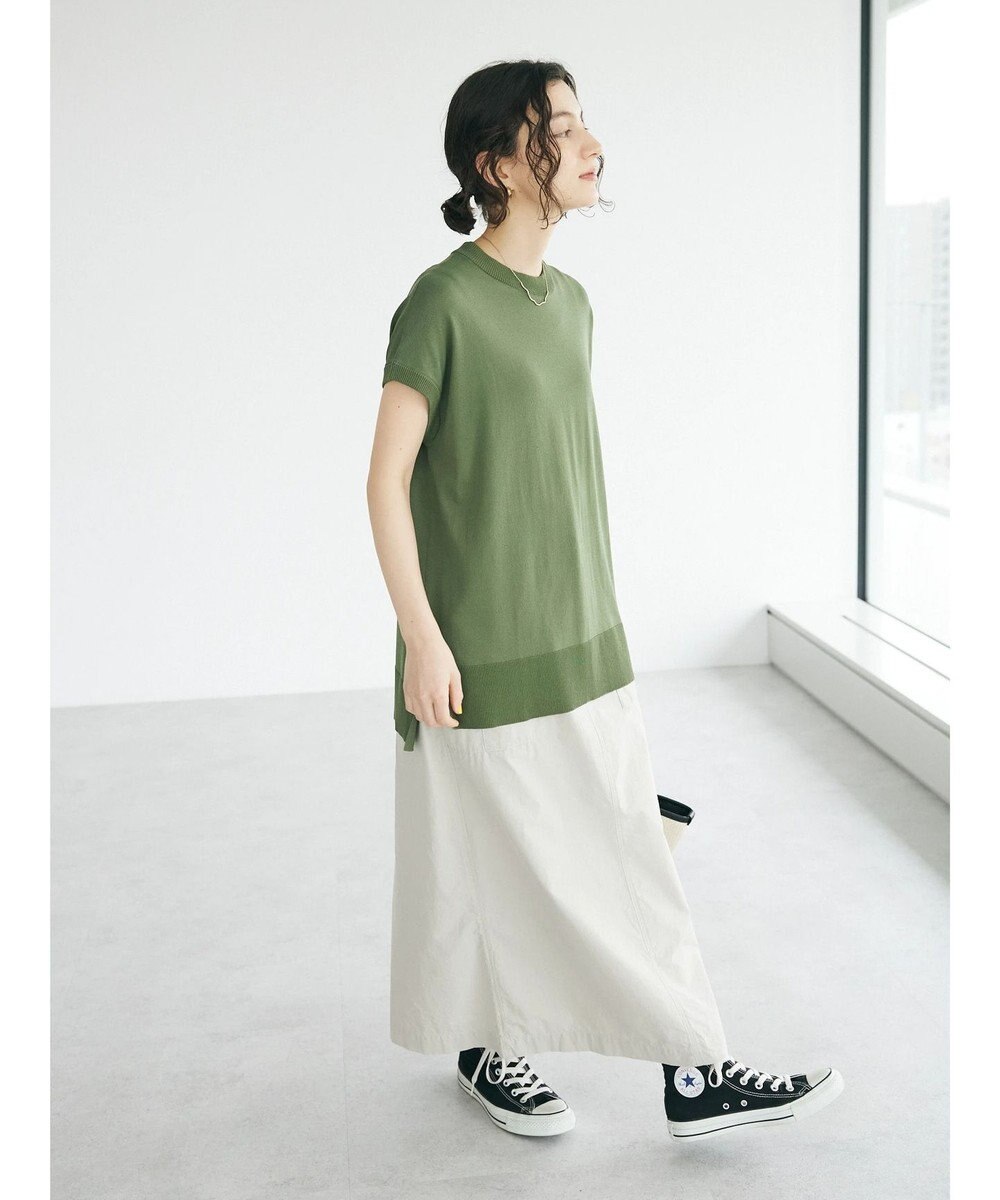 CRAFT STANDARD BOUTIQUE ＵＶカット接触冷感半袖ニットチュニック 