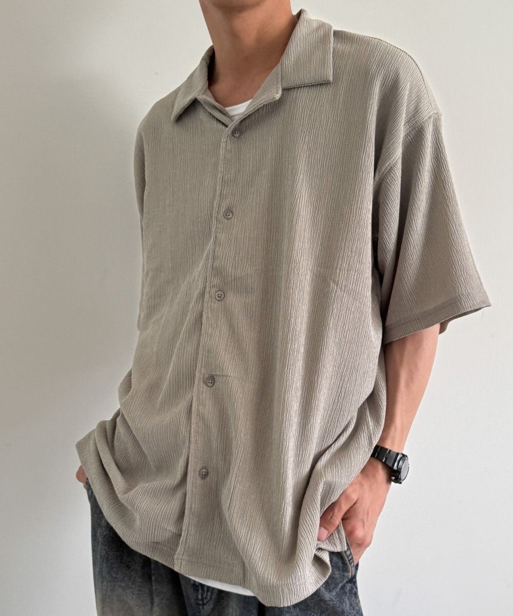 WEGO アンサンブルサッカーシャツ(SS) 